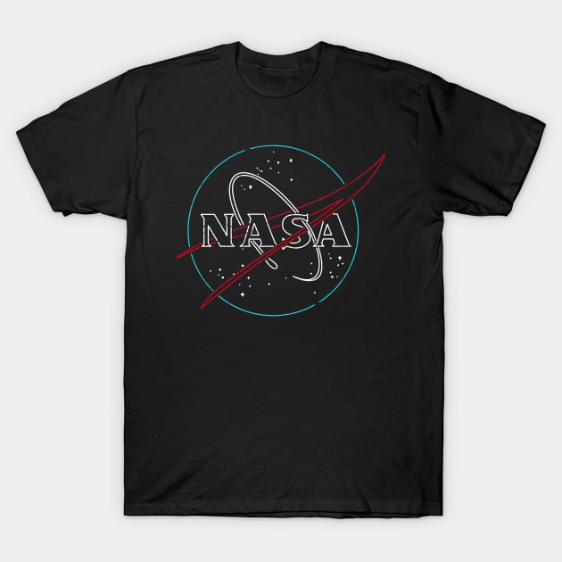 Retro NASA T-Shirt by scribblejuice